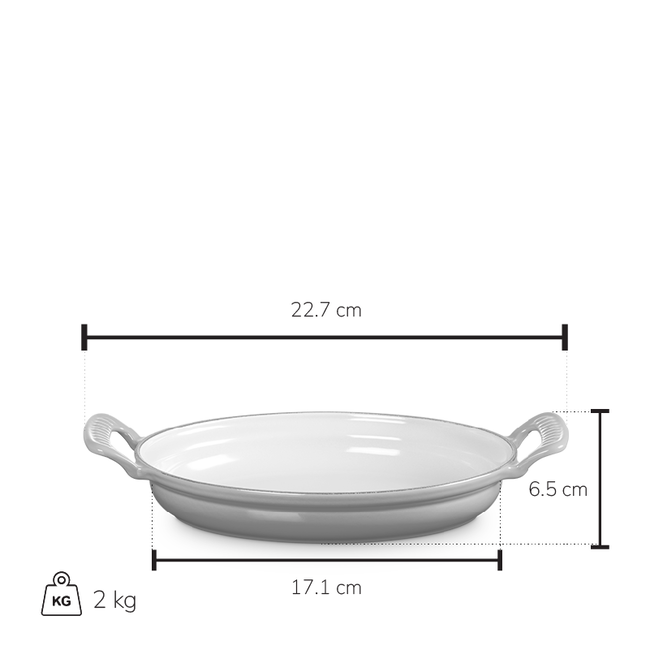 Plat ovale Héritage Moderne, view 2